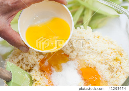 Colombian Sweet Corn Wrap Preparation 41295654