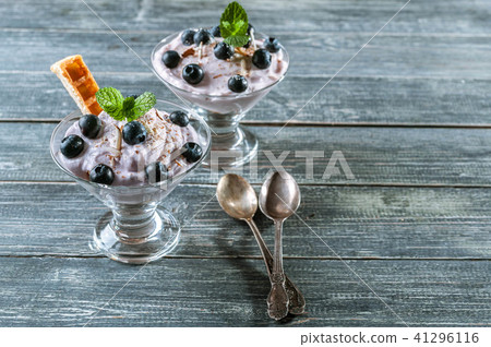 cottage cheese dessert with blueberries cottage cheese dessert with blueberries 41296116