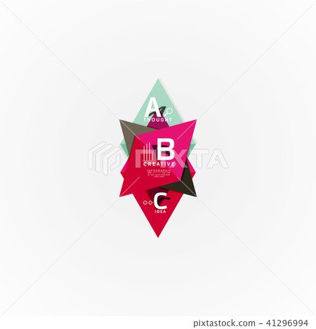 Paper option steps diagram infographic layout 41296994