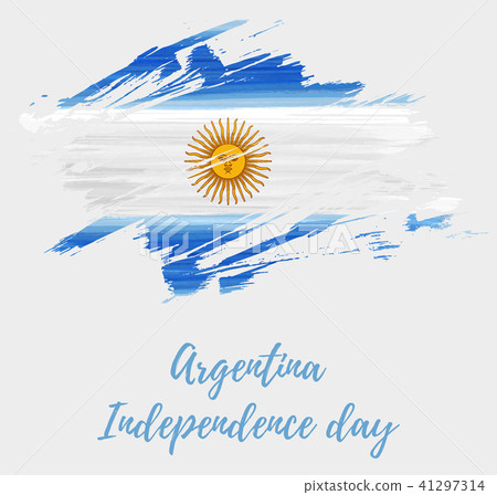 Argentina Independence day holiday background. 41297314