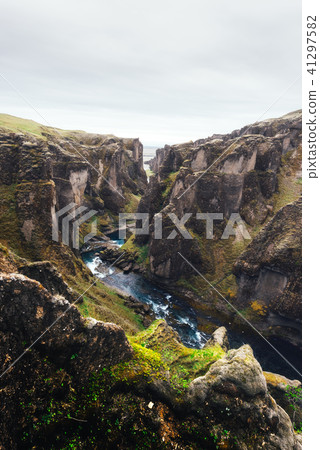Fjadrargljufur canyon in South east Iceland 41297582