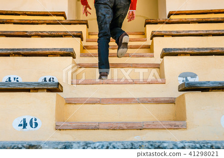 grandstand for spectators in the bullring, Ronda grandstand for spectators in the bullring, Ronda 41298021