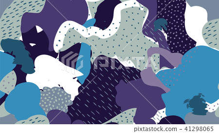 Abstract seamless pattern Blots painted background Abstract seamless pattern Blots painted background 41298065