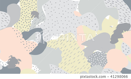 Abstract seamless pattern Blots painted background 41298066