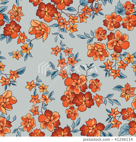 Floral seamless pattern Abstract flower background - Stock Illustration ...