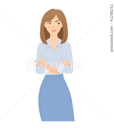 business woman isolated business woman isolated 41298252