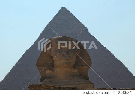 吉薩三大金字塔，卡胡拉國王金字塔和獅身人面像 41298684