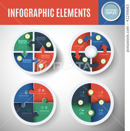 circle infographics set 1 41299063