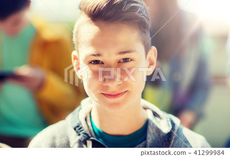 happy teenage boy face happy teenage boy face 41299984