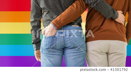 close up of hugging male gay couple close up of hugging male gay couple 41301792