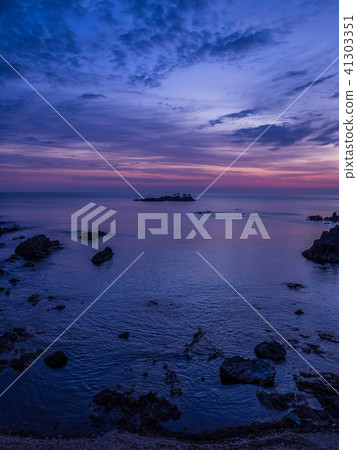 Beautiful coast near Dragon Palace and Asahi Kinosaki Onsen Hiwayama coast Shimagashima 41303351