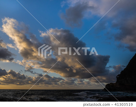 Sanya Geopark Design Sunset from the Nekozaki Peninsula Takeo Coast 41303519