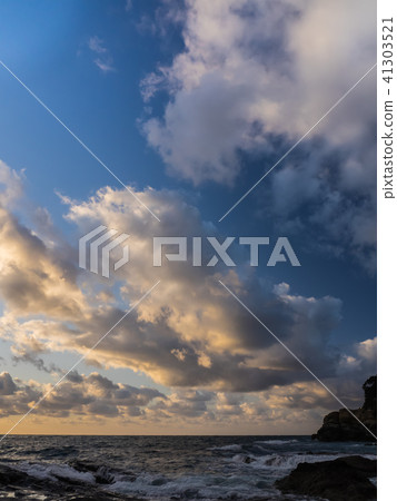 Sanya Geopark Design Sunset from the Nekozaki Peninsula Takeo Coast 41303521