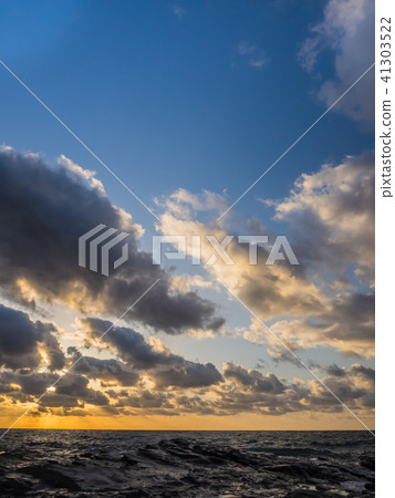 Sanya Geopark Design Sunset from the Nekozaki Peninsula Takeo Coast 41303522