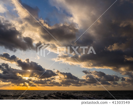 Sanya Geopark Design Sunset from the Nekozaki Peninsula Takeo Coast 41303549
