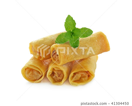 Fried Chinese Traditional  on white backgroud 41304450