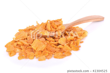 Cornflakes isolated on white background Cornflakes isolated on white background 41304525