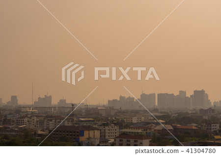 City downtown cityscape urban skyline in the smok 41304780