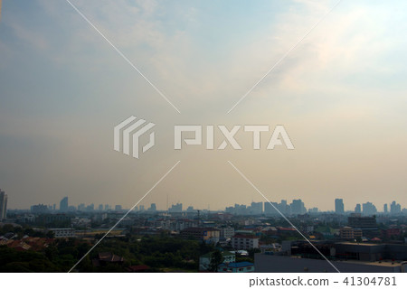 City downtown cityscape urban skyline in the smok 41304781