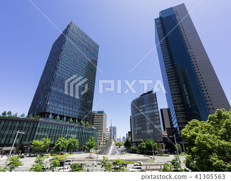 Nagoya City Nakamura City Urban landscape Nagoya Station front skyscraper Midland Square and Ohnagaya Building 41305563