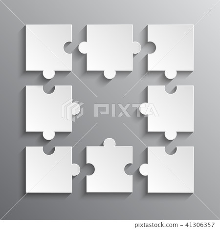 Infografic Puzzle Pieces - JigSaw. Puzzle. Infografic Puzzle Pieces - JigSaw. Puzzle. 41306357