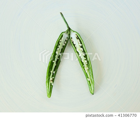 Green hot chili peppers. Green hot chili peppers. 41306770