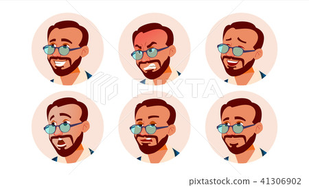 Avatar Icon Man Vector. Turkish. Turk Human Emotions. Anonymous Male. Various Expression. Various Avatar Icon Man Vector. Turkish. Turk Human Emotions. Anonymous Male. Various Expression. Various 41306902