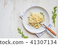 Spaghetti pasta with bolognese sauce and parmesan  41307134