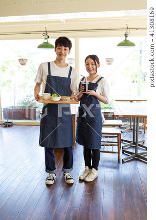 カフェ店員 41308169