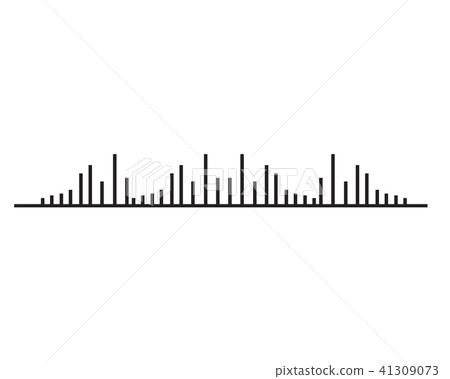 sound wave ilustration logo vector icon template sound wave ilustration logo vector icon template 41309073