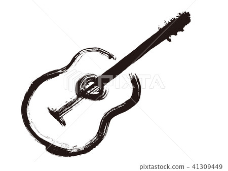 Guitar watercolor painting Guitar watercolor painting 41309449