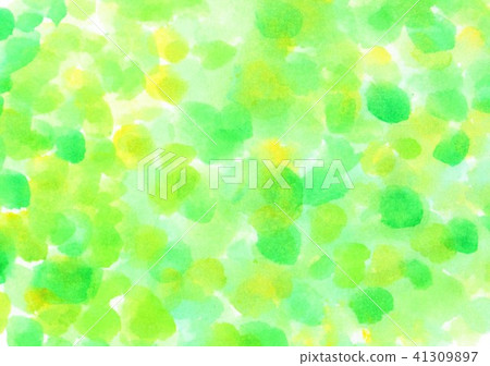 水彩畫綠色 水彩畫綠色 41309897