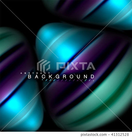 Fluid mixing colors vector wave abstract background design. Colorful mesh waves Fluid mixing colors vector wave abstract background design. Colorful mesh waves 41312528