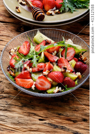 salad with strawberry salad with strawberry 41312588