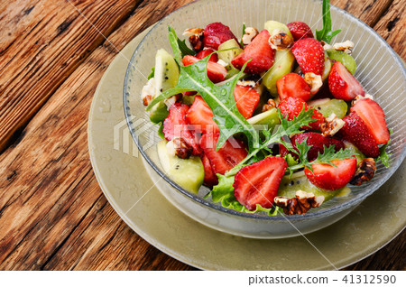salad with strawberry salad with strawberry 41312590