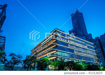 台灣 高雄 圖書館總館 Asia Taiwan Kaohsiung Library 41312625