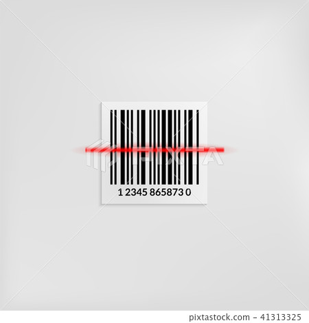 Barcode label scanning with a laser Barcode label scanning with a laser 41313325