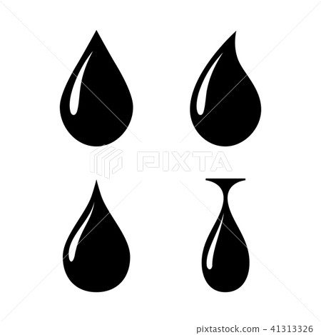 Set of drop icons Set of drop icons 41313326