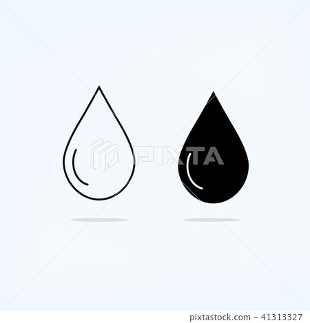 Black and thin line drop 41313327