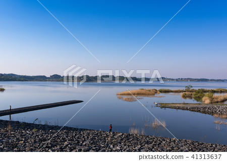 Naganuma水壩在宮城的早晨 Naganuma水壩在宮城的早晨 41313637