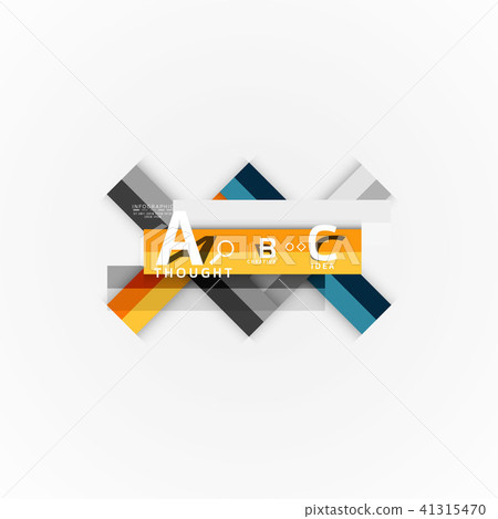 Geometric design abstract option infographics Geometric design abstract option infographics 41315470