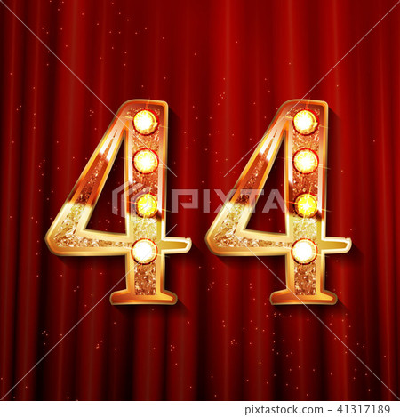 44 anniversary elegance gold logo. 44 anniversary elegance gold logo. 41317189