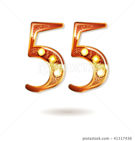 55 years anniversary celebration design 41317436