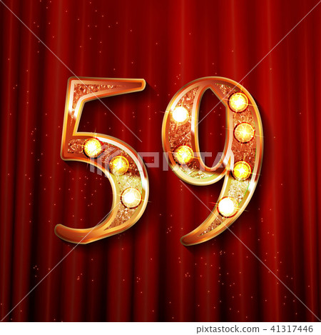 59 years anniversary celebration design 41317446