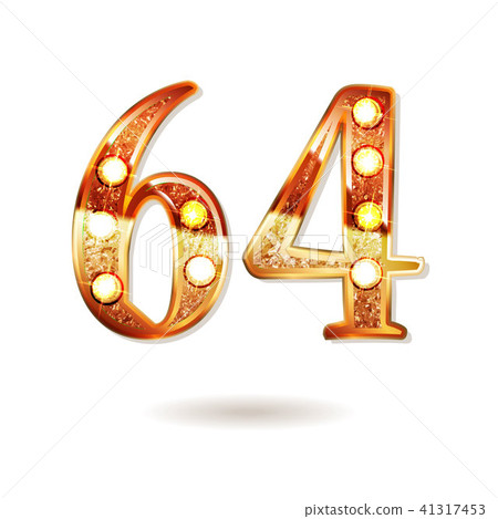 64 years anniversary celebration design 41317453