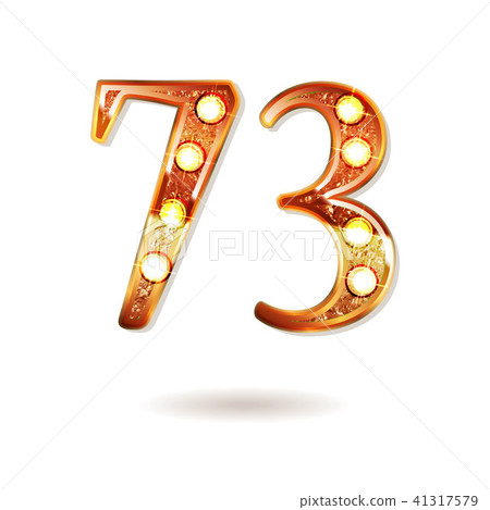 73 years anniversary celebration design 41317579