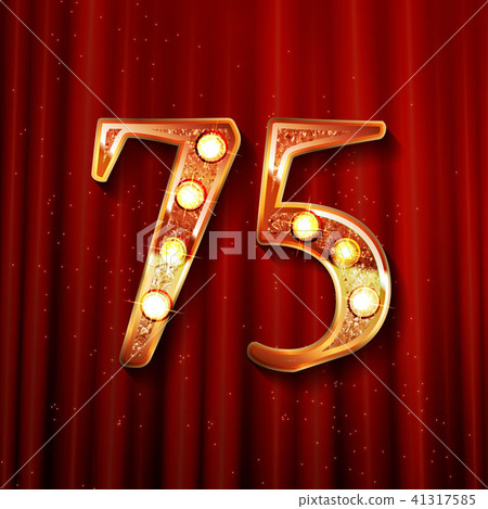 75 years anniversary celebration design 41317585