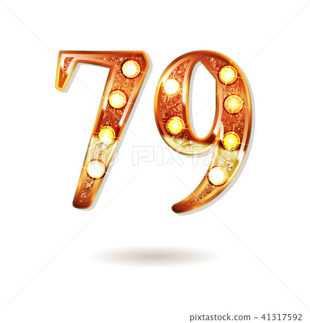 79 years anniversary celebration design 41317592