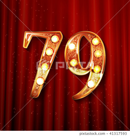 79 years anniversary celebration design 41317593