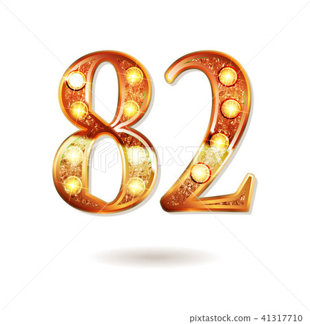 82 years anniversary celebration design 41317710